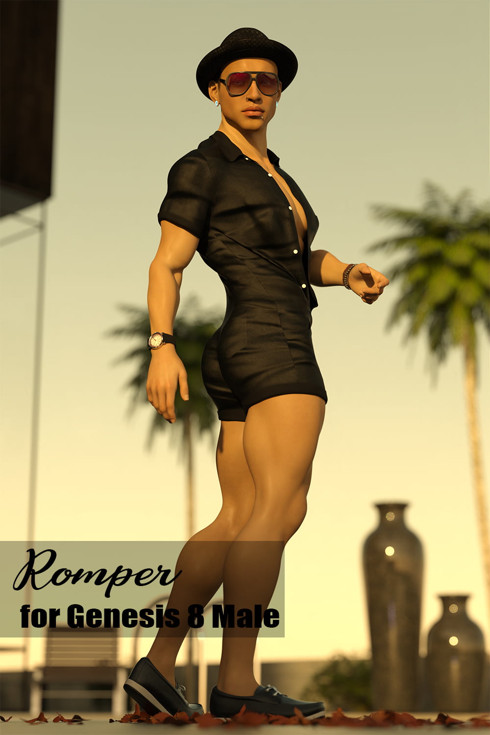 Romper for Genesis 8 Male