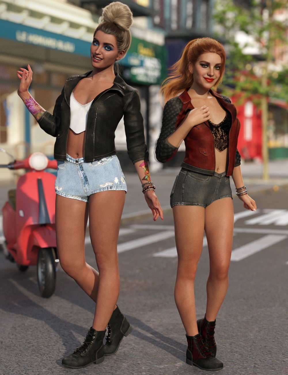 Summers End Outfit Textures