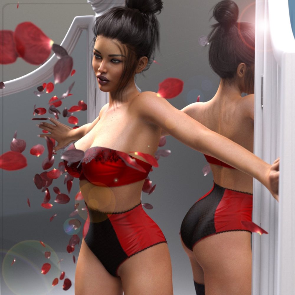 Z Reflections of Beauty Mirrors and Poses for Genesis 3 and 8