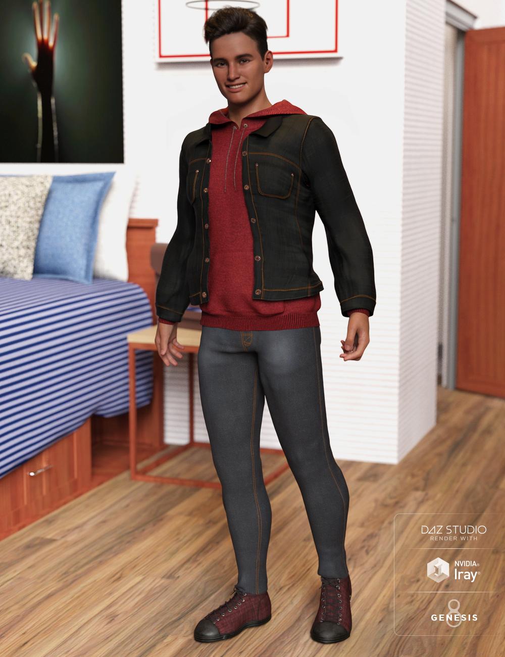 dForce Fall Vibes Outfit for Genesis 8 and 8.1 Males