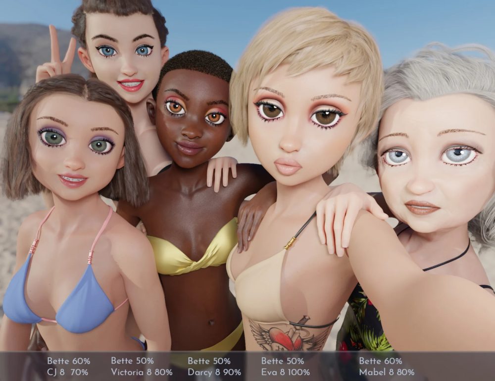 Bette for Genesis 8 Female