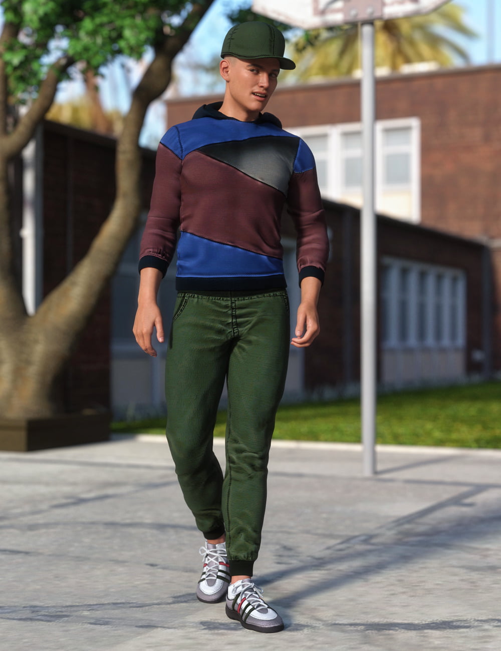 Campus Casual Outfit for Genesis 8.1 Males