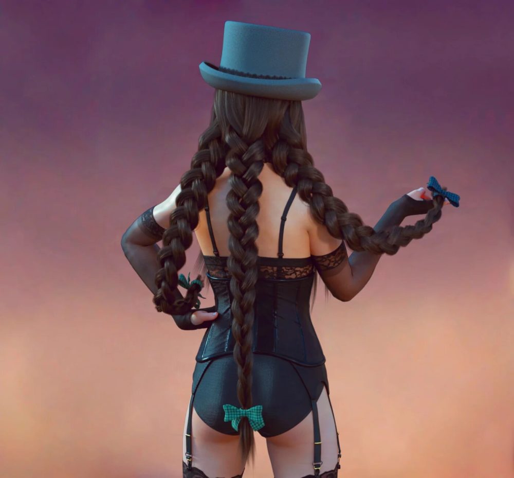 FE Long Hair Vol 01 for Genesis 8 Female