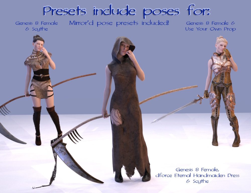 FF's Eternal Handmaiden Poses for Genesis 8 Female