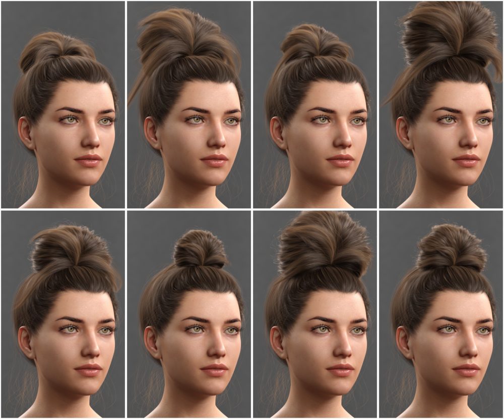 Top Updo for Genesis 3, 8, and 8.1 Females