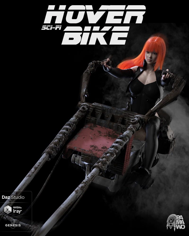 Sci-Fi Hover Bike for DS