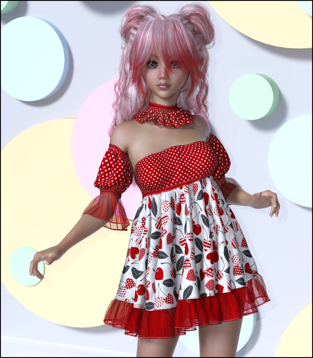 7th Ave: dForce – Esme Outfit for G8F & G8.1F