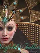 FANNY1920s Ziegfeld Follies Headdress & Collar Set