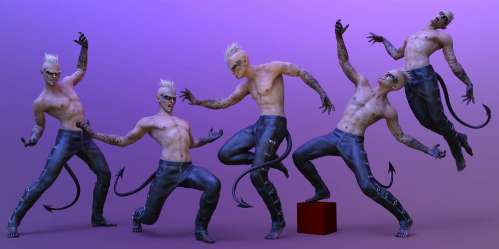 CDI Poses for Genesis 8 and 8.1 Male and Torment 8.1