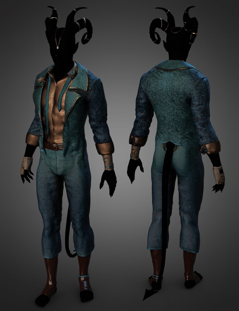 dForce Lucidity Outfit Textures