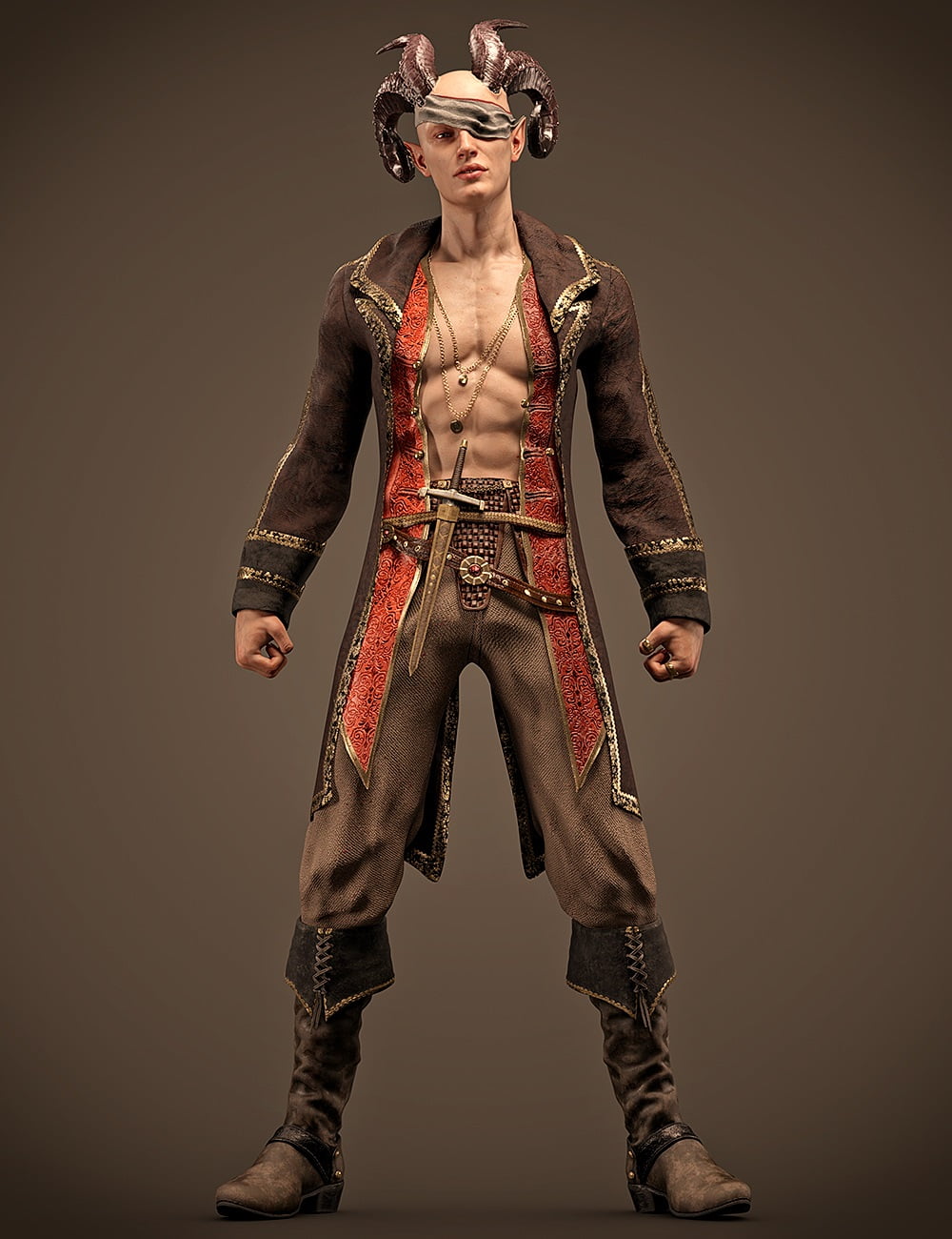 dForce Seaward Outfit for Genesis 8 and 8.1 Males