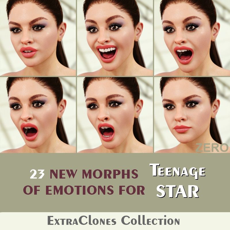 Teenage Star Emotions for G8F