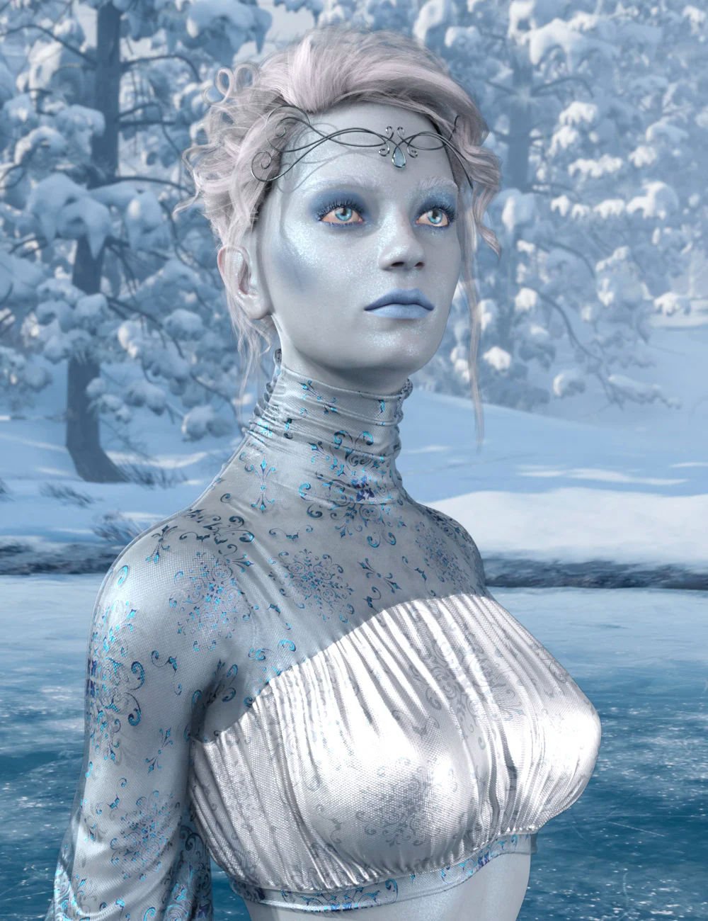Frost Maiden HD for Genesis 8 Female