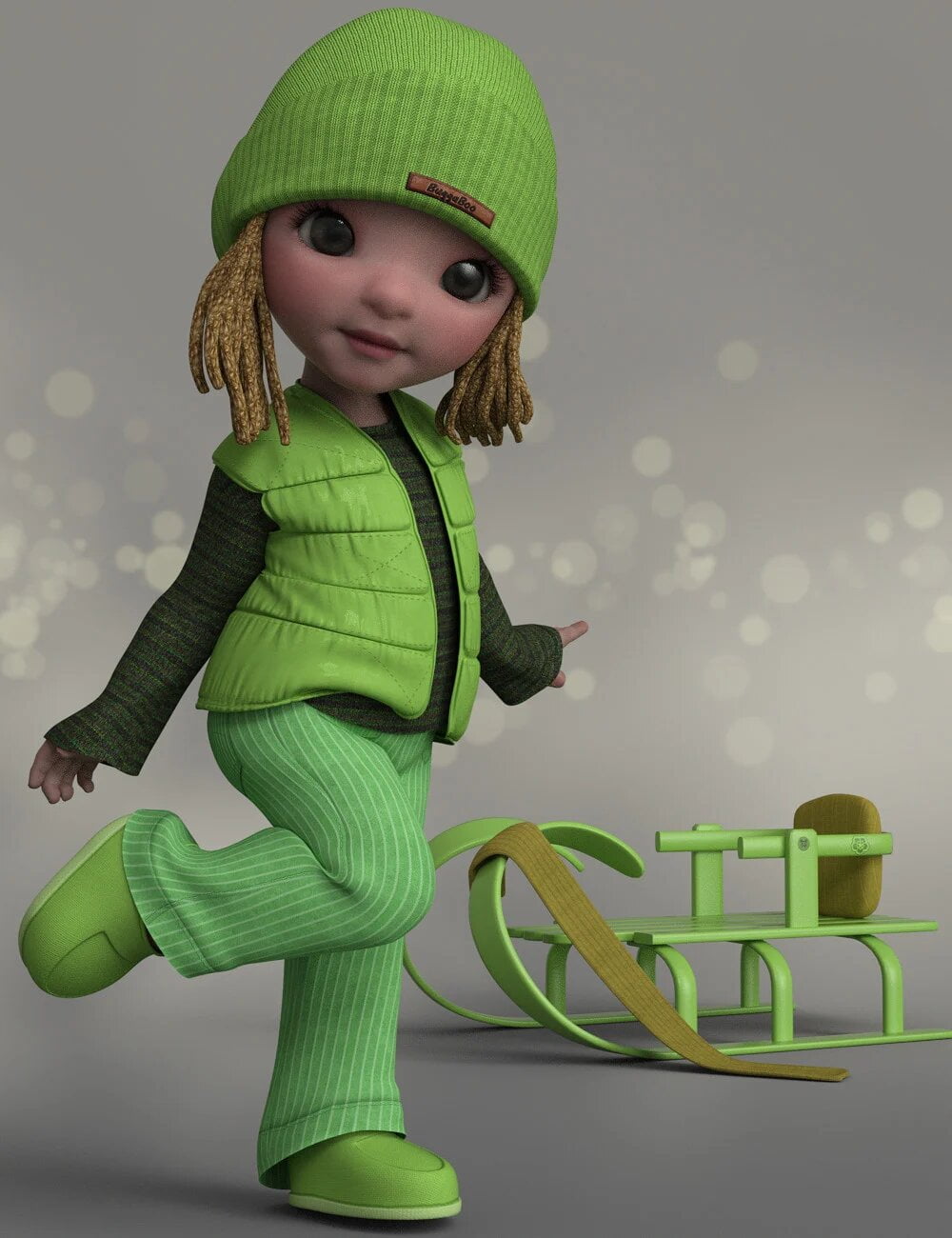 Pastells for Winter Outfit for BuggaBoo