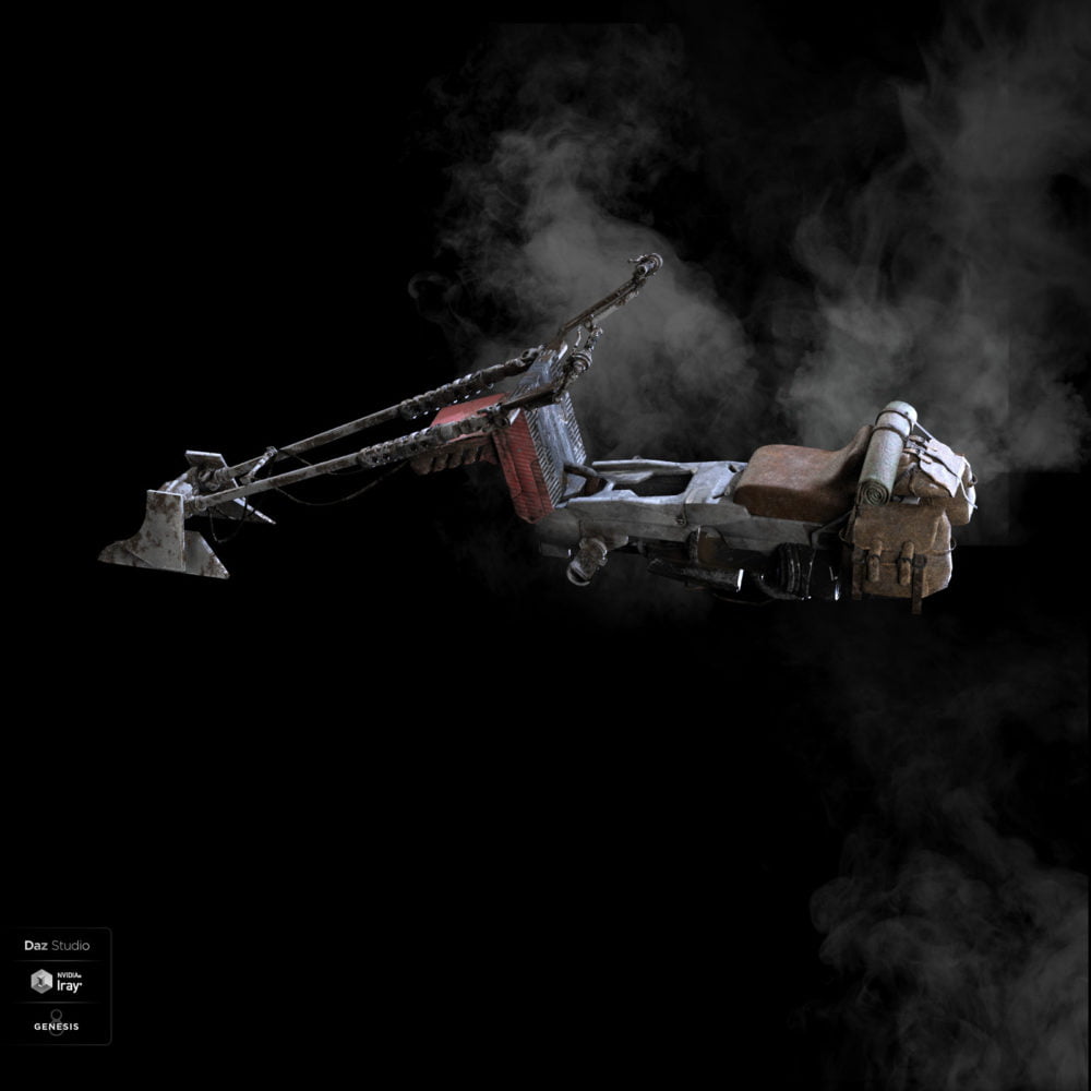 Sci-Fi Hover Bike for DS