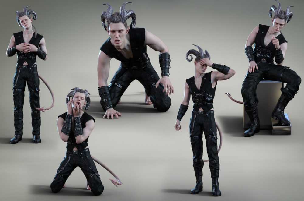 Z Tormented Soul Poses and Expressions for Torment 8.1