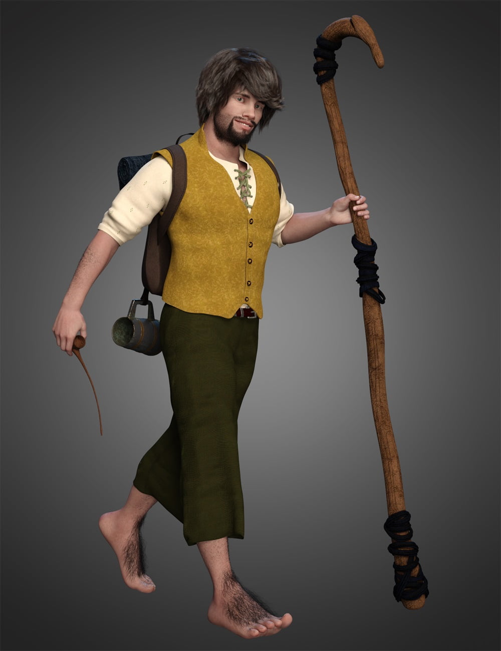 dForce Bally Bounderfoot for Genesis 8 and 8.1 Males