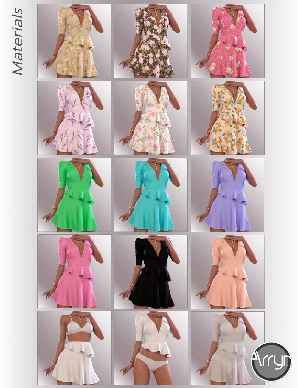 dForce Hailee Dress for Genesis 8 Female(s)