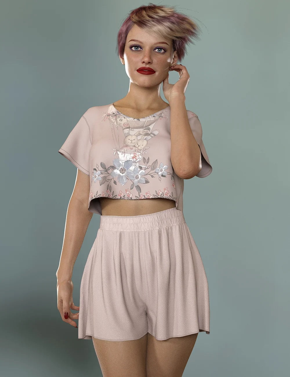 dForce Lily Outfit for Genesis 8 Female