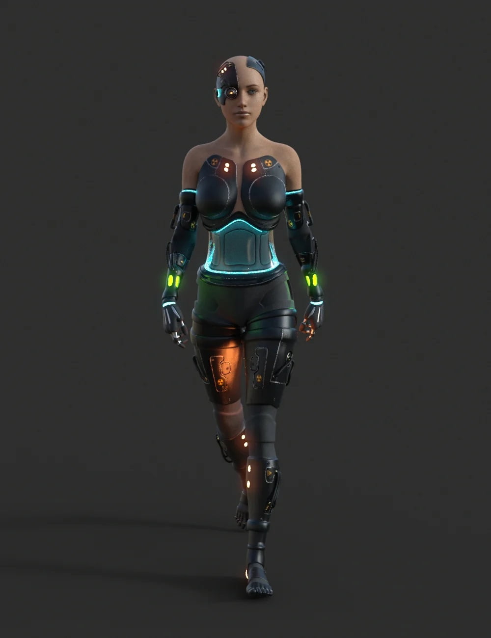 DIY Cyborg Outfit for Genesis 8 Females
