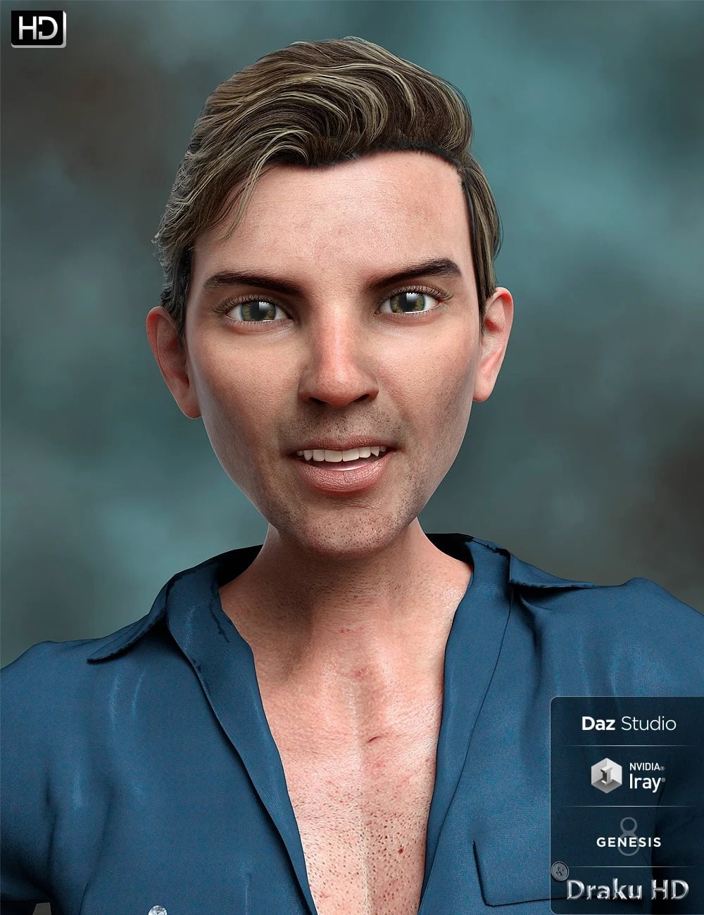 Draku HD for Genesis 8 Male