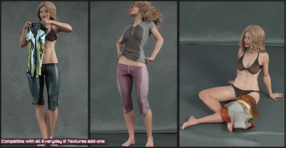 Everyday 2 Daily Poses and Clothes Vol.1 for Genesis 8 Female(s)