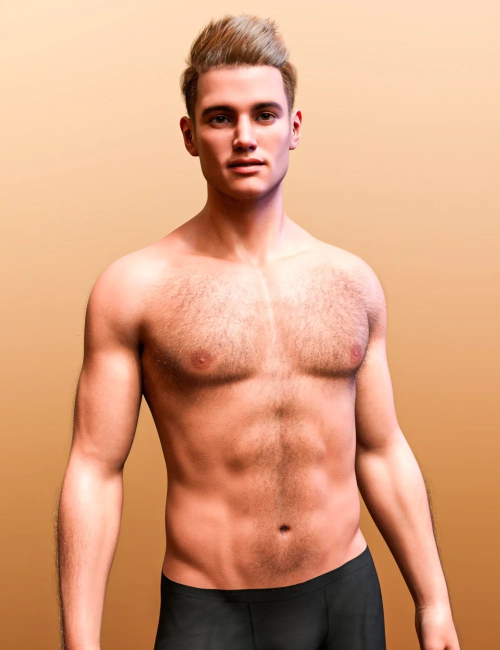 M3D Fiber Body Hair Set for Genesis 8.1 Male