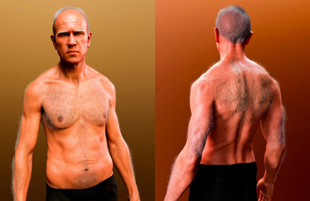 M3D Fiber Body Hair Set for Genesis 8.1 Male