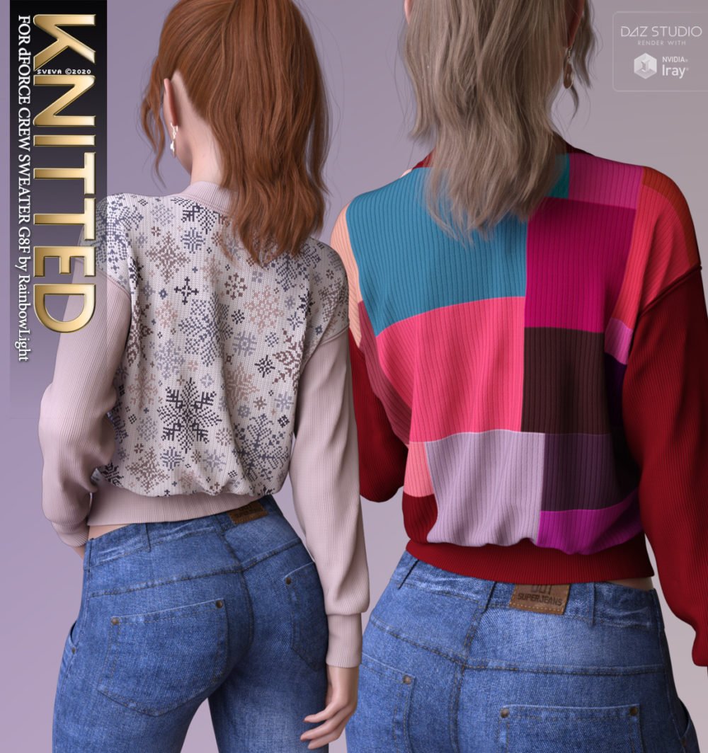 Knitted for dForce Crew Sweater G8F