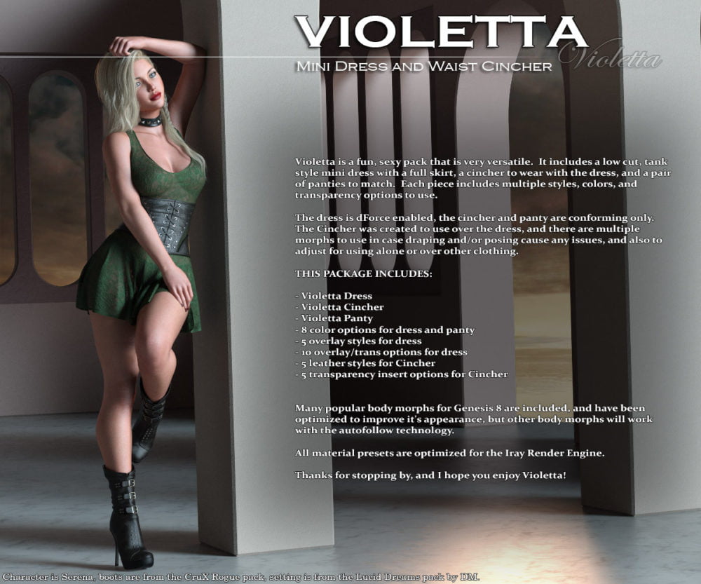 Violetta for Genesis 8 Female