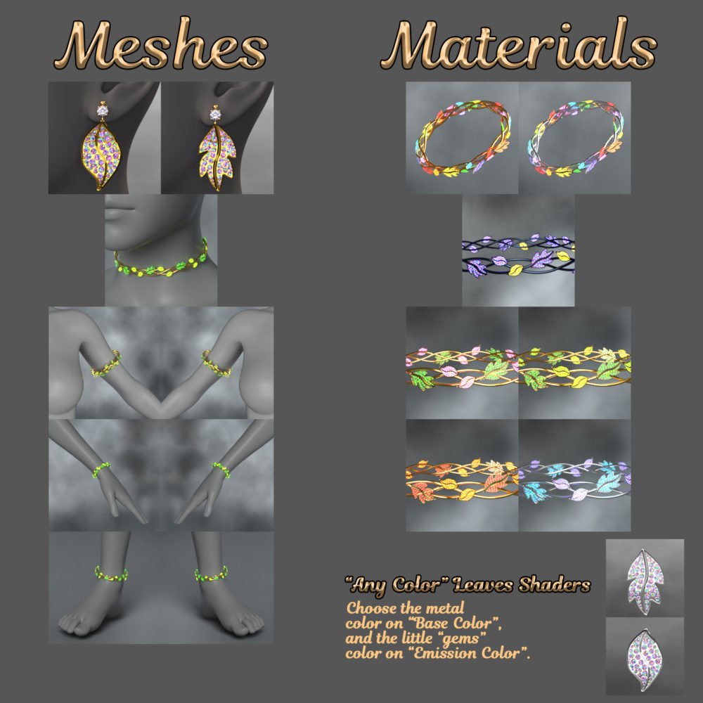 Leafy Beauty for Genesis 8 & 8.1 Female