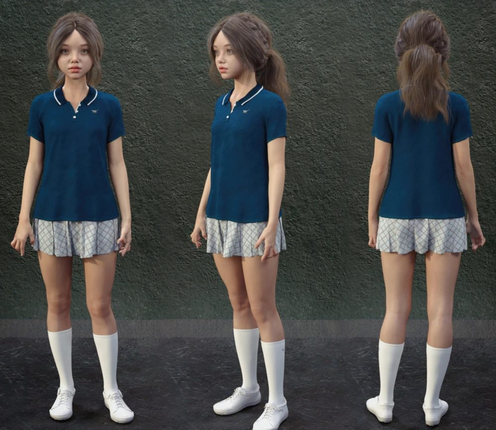 RN HD Judy Love 8.1 and Judy Hair for Genesis 8 Females