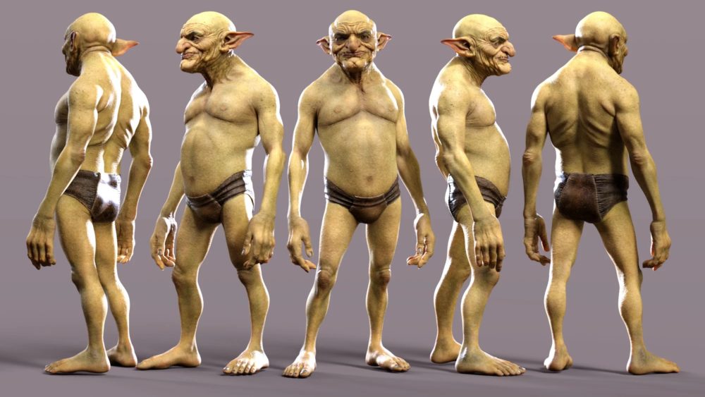 War Goblin HD for Genesis 8.1 Male