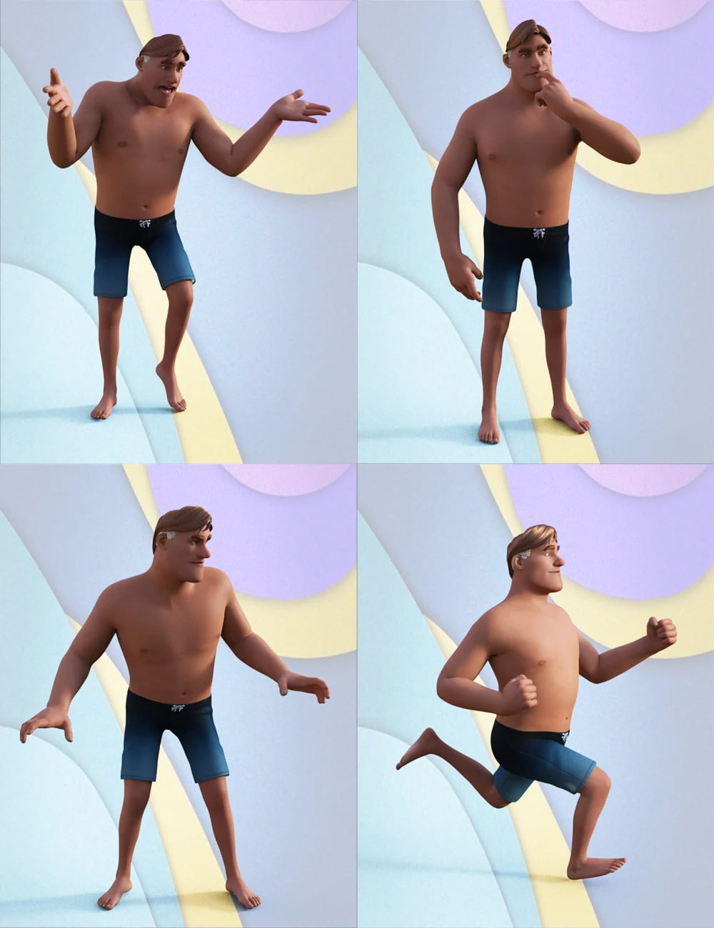 Multi-Man Basic Poses