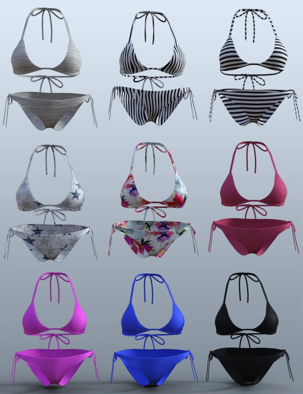 H&C Bikini Swimsuit B for Genesis 8 Female(s)