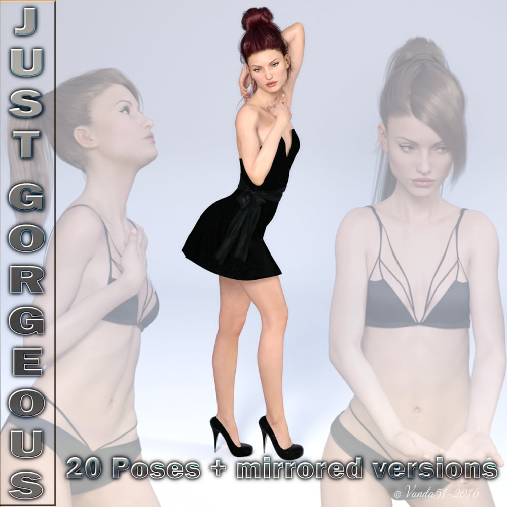 Just Gorgeous Poses for G3F
