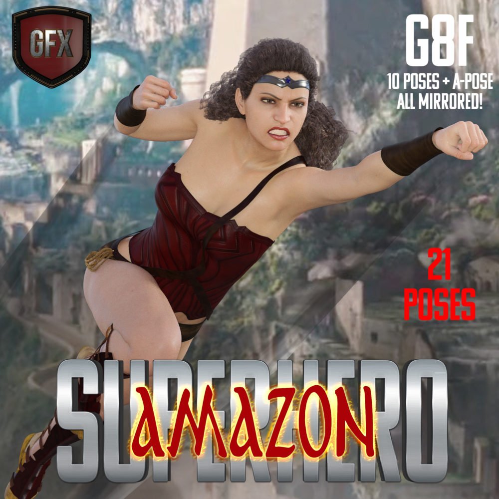 SuperHero Amazon for G8F Volume 1