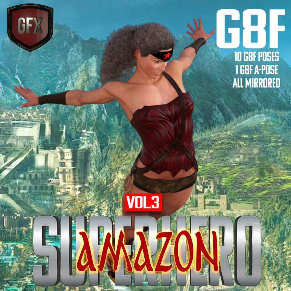 SuperHero Amazon for G8F Volume 3