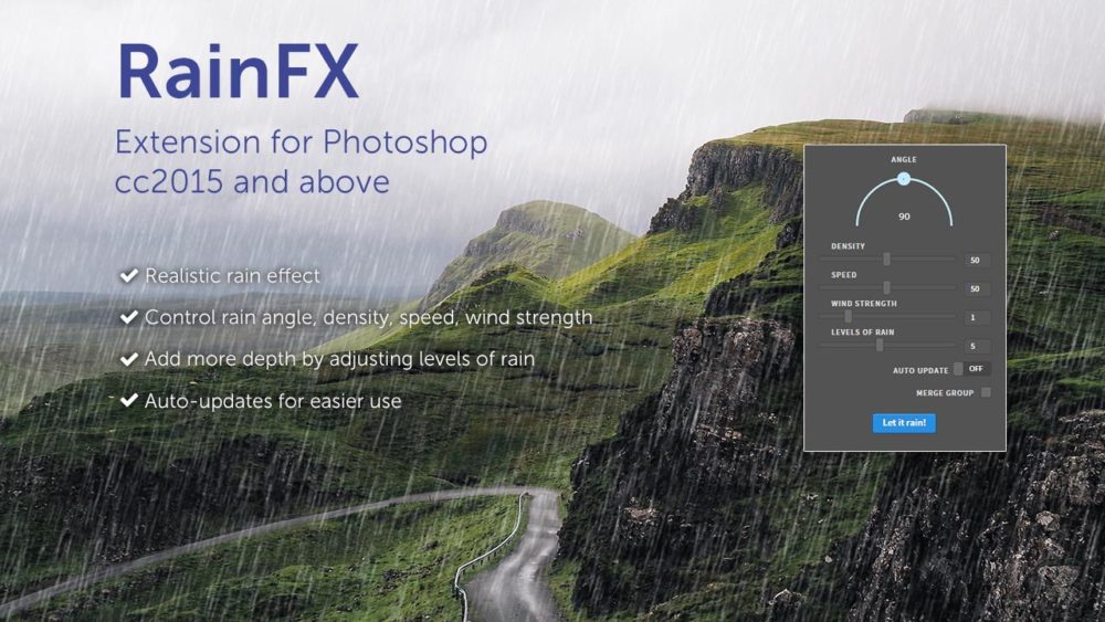 RainFX Photoshop extension