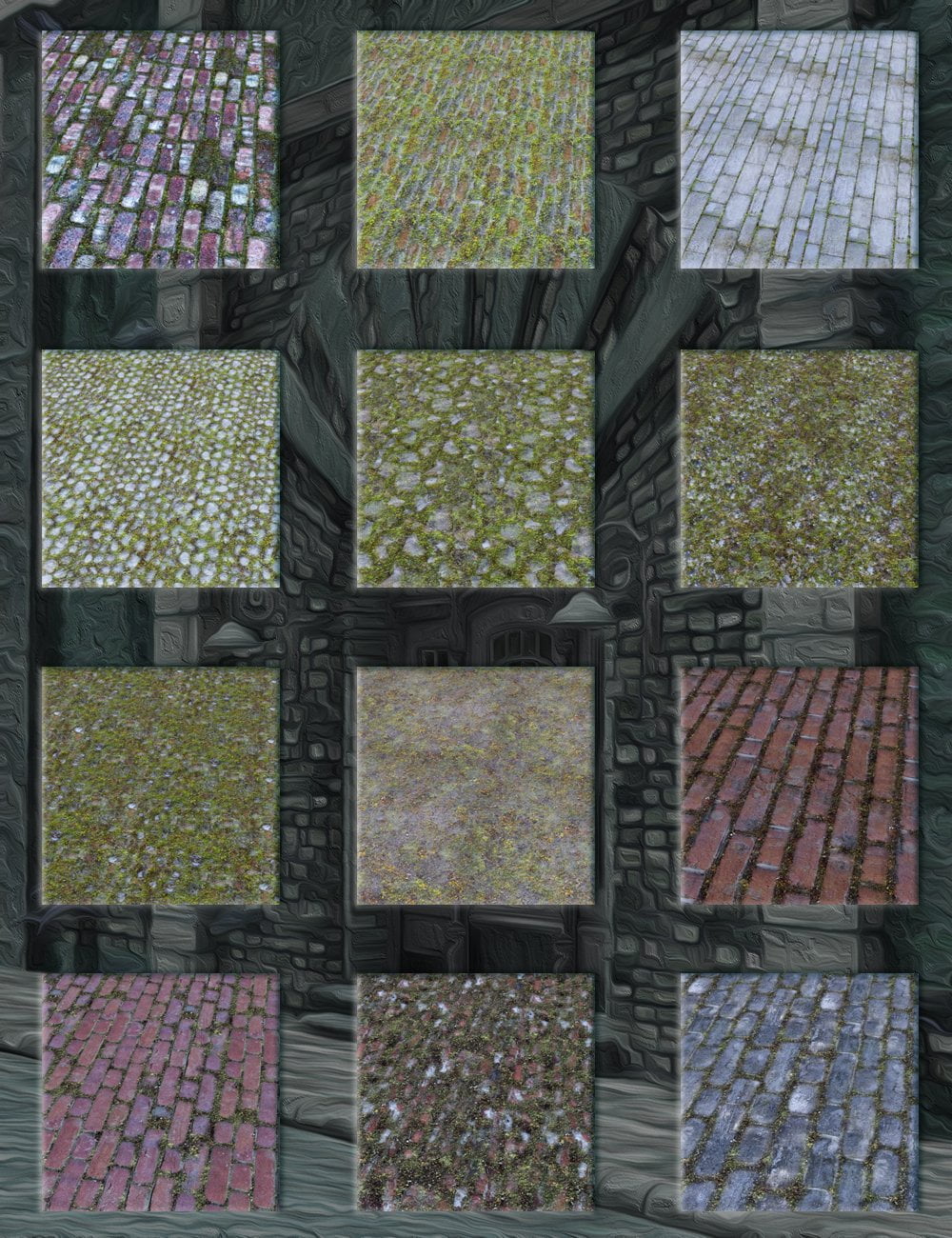 Ancient Stones- Mossy Walls