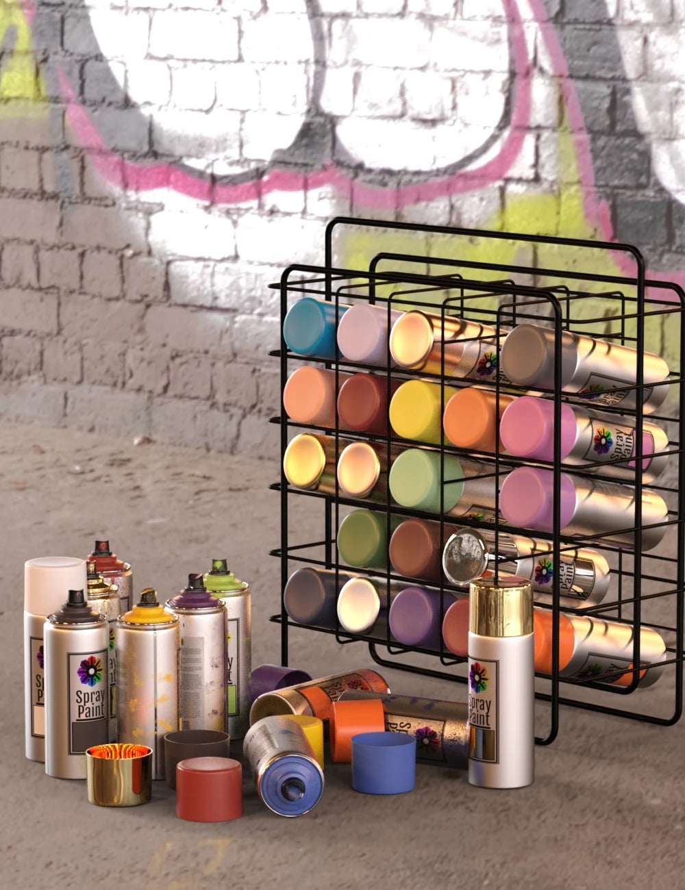 Artist Spray Paint Set