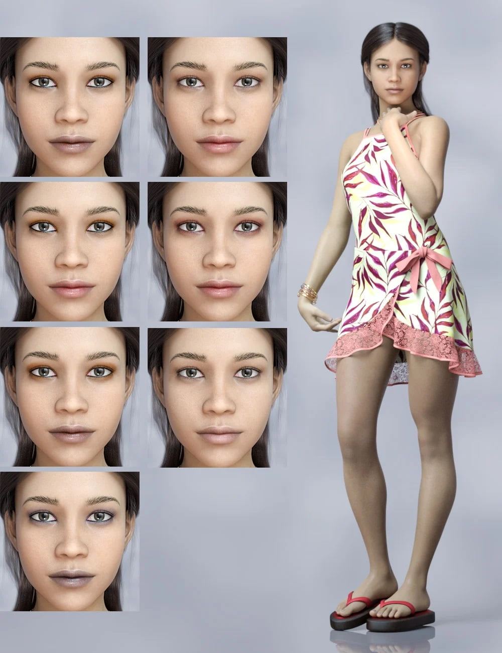 Beauty In Paradise - Ligaya And The Philippine Island Hut - Genesis 8 Female