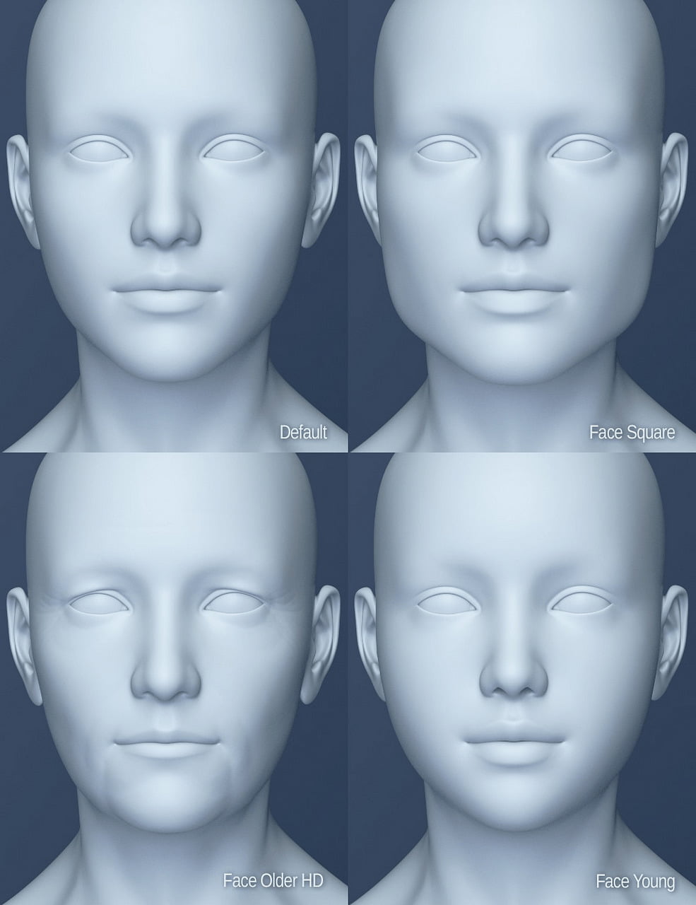 daz3d genesis 8 figure head morphs