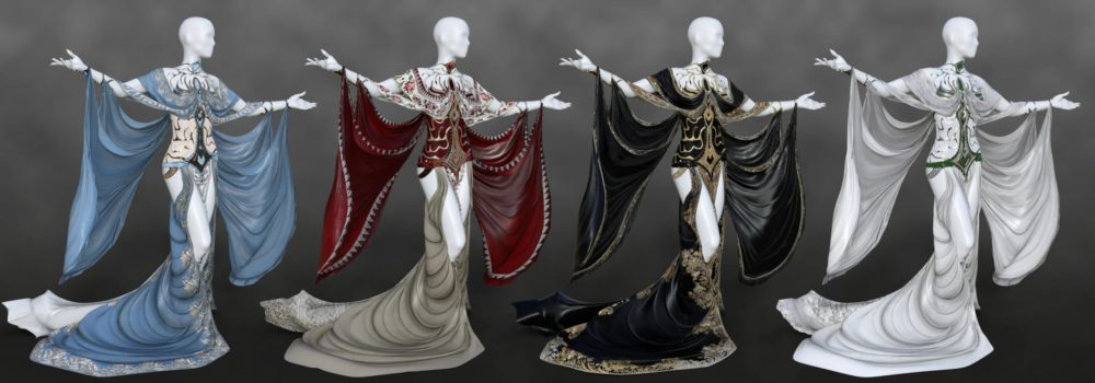 dForce Lady of Mists Outfit for Genesis 8 Female