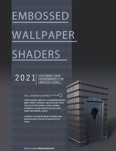 embossedartdecowallpapershaders00maindaz3d