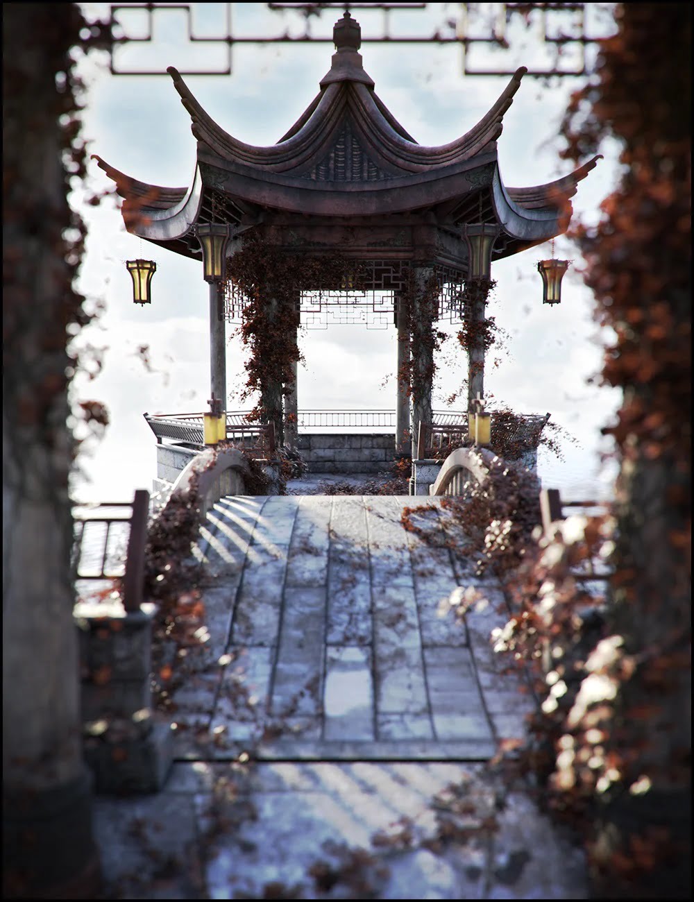 Oriental Tranquility Awakening Iray Addon