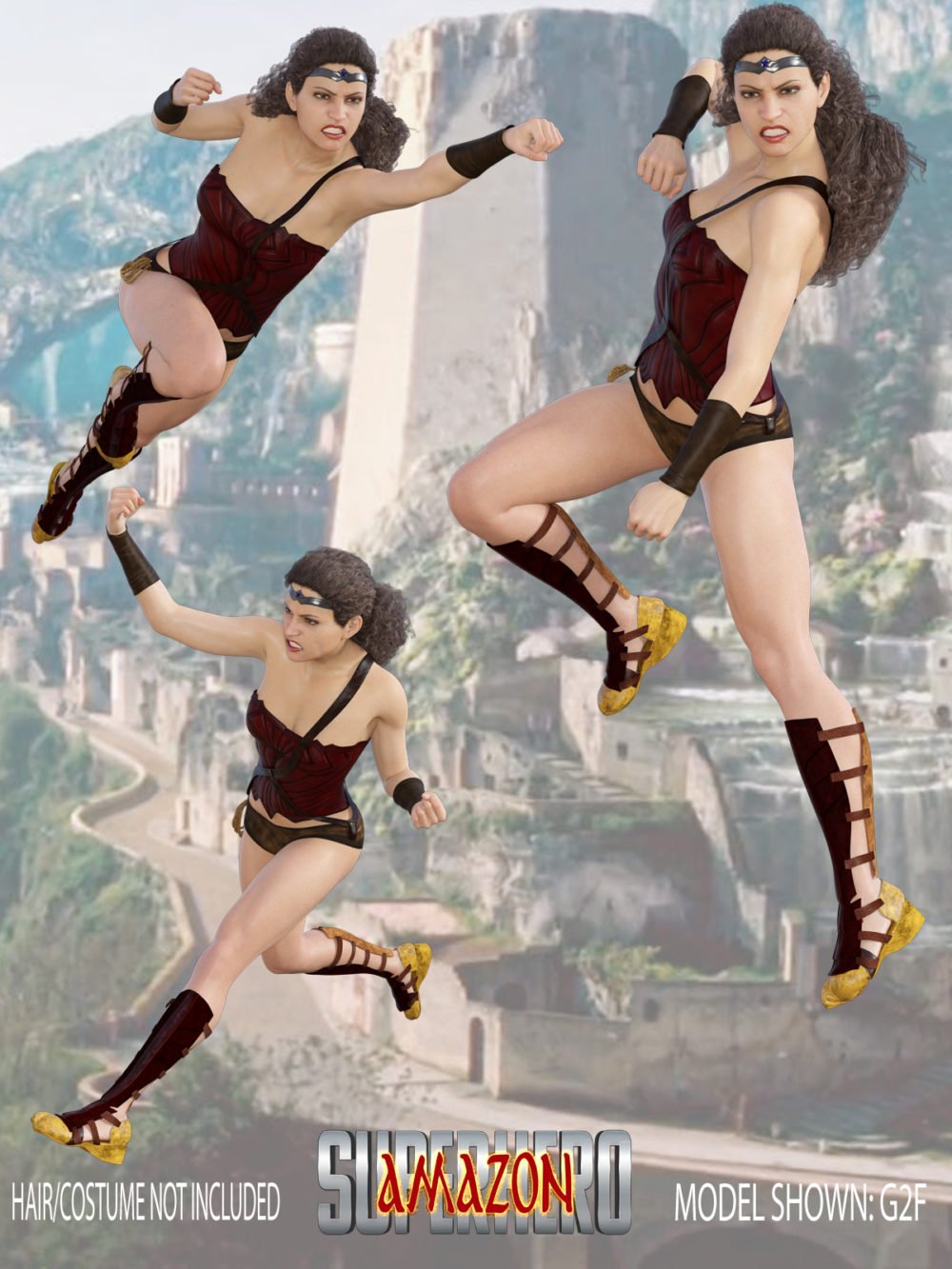 SuperHero Amazon for G8F Volume 1