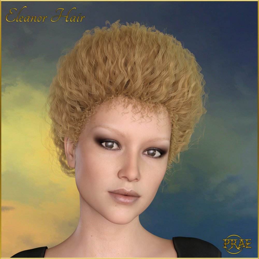 Prae-Eleanor Hair G3/G8 Daz