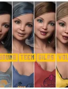 6 Young Teen Girl Character Morphs For G8F Vol 2