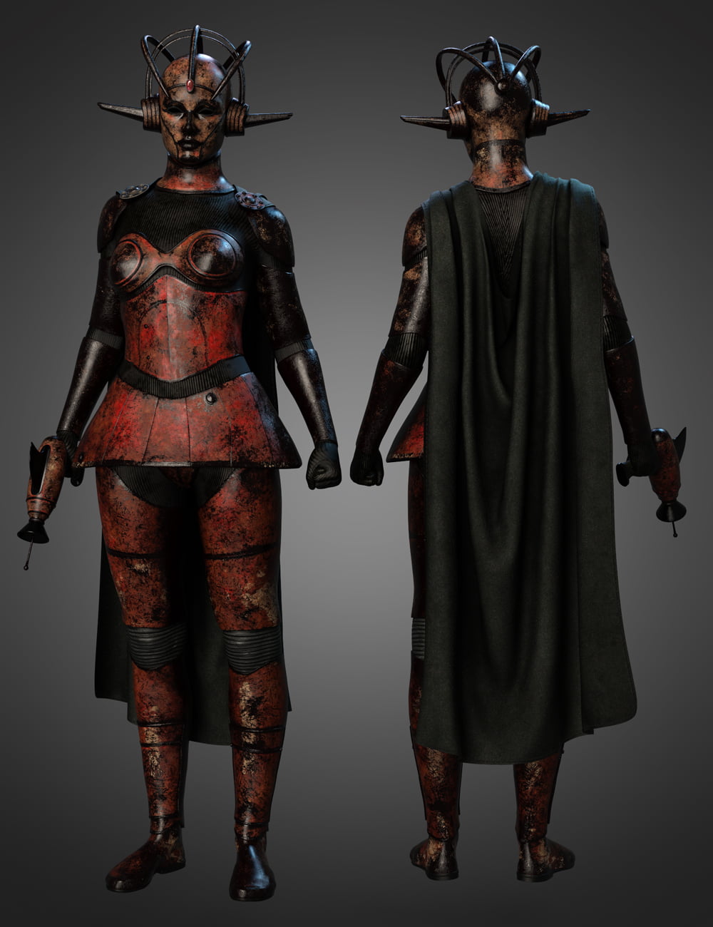 dForce Betty Bot 6000 Outfit Textures